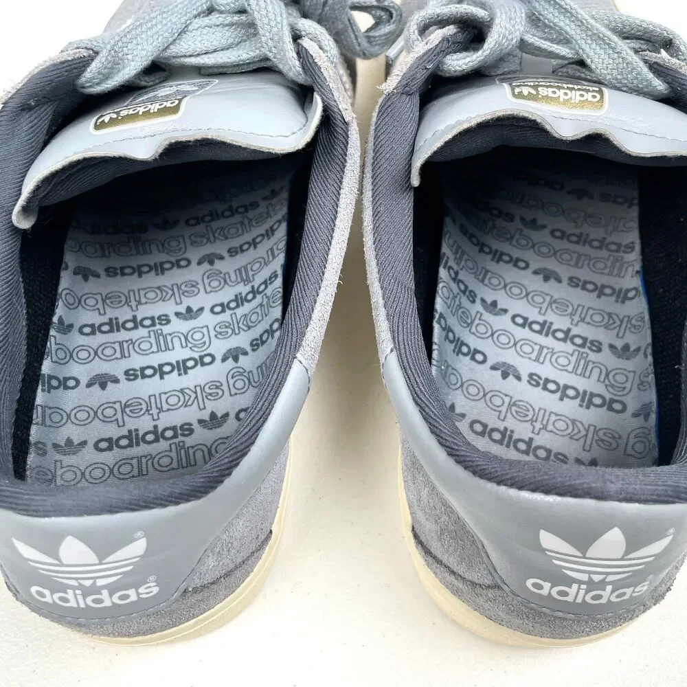 Adidas Lo Pro Skateboarding Sneakers‎ Mens 11 Gray Blue Suede Streetwear 2009